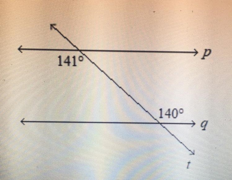 Which of the following statements is correct? A) The lines are parallel because the-example-1