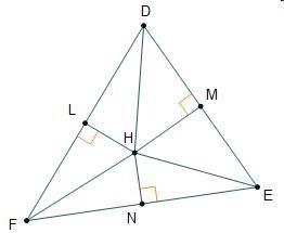 Plz help!! Point H is the circumcenter of triangle DEF. Which must be true? Select-example-1