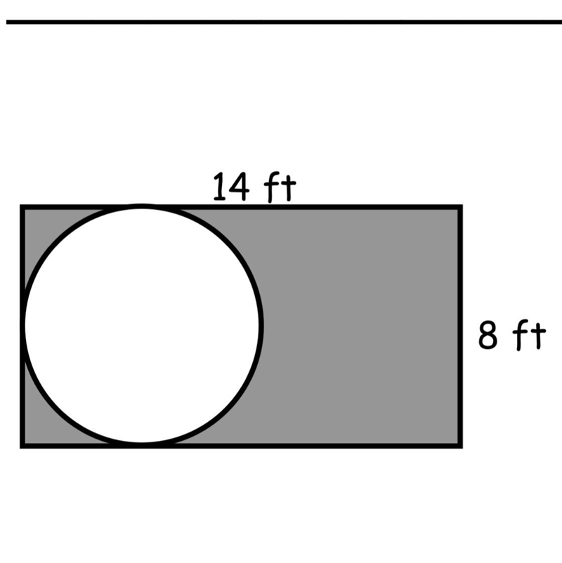 Determine the area of the shaded region-example-1