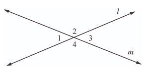 Angelina wants to prove that vertical angles are congruent. She uses the diagram below-example-1