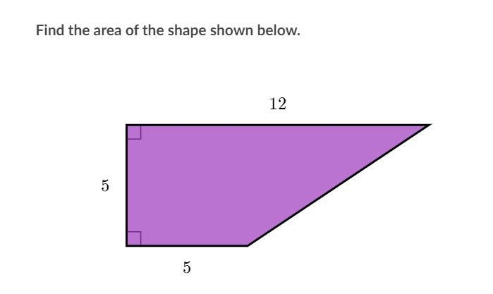 Find the area of the shape-example-1