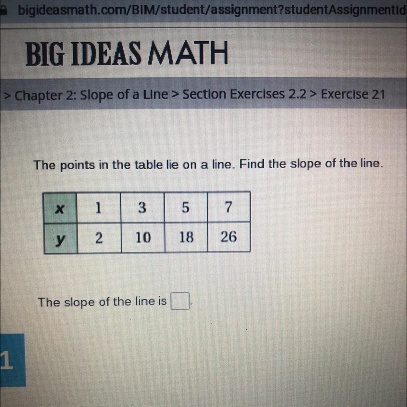 What is the slope of the line ? (100 points)-example-1