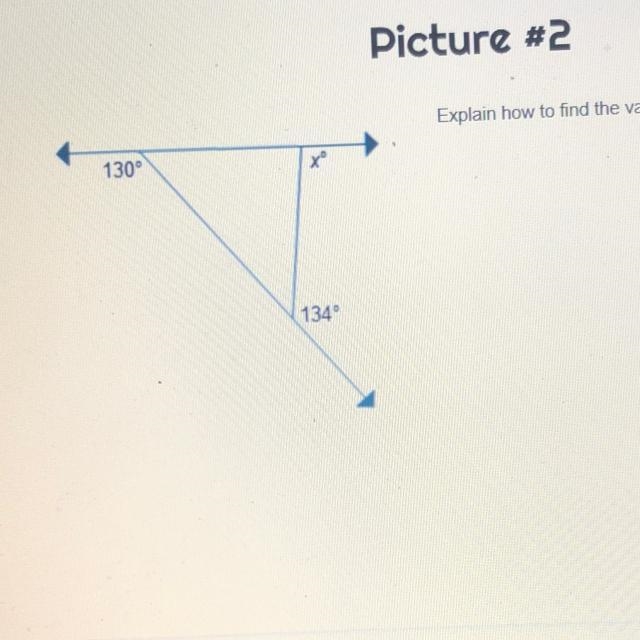 (Please hurry) Explain how to find the value of x-example-1