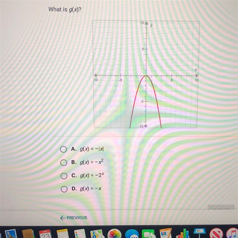 What is g(x)? 5- X 10 -10-example-1