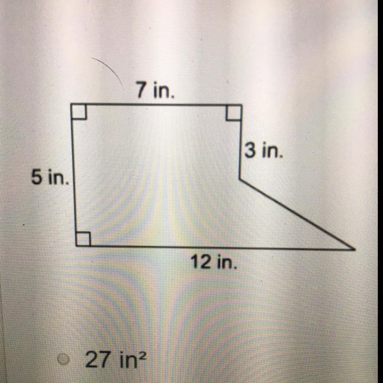 What is the area of this composite shape? 27 35 60 40-example-1