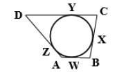 Given: Circumscribed polygon ABCD AB=21, BC=24, CD=30 Find: AD AD = ____ units-example-1