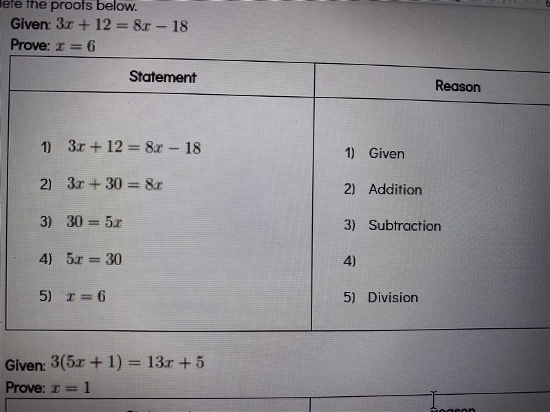 What is the reason called when you switch sides of an equation?-example-1