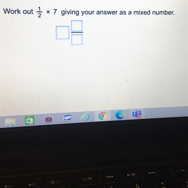 Work out 1/2 x 7 giving your answer as a mixed number.-example-1