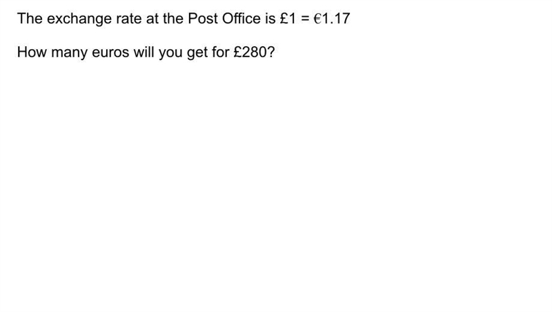 ..........................................what's the exchange rate at the post office-example-1