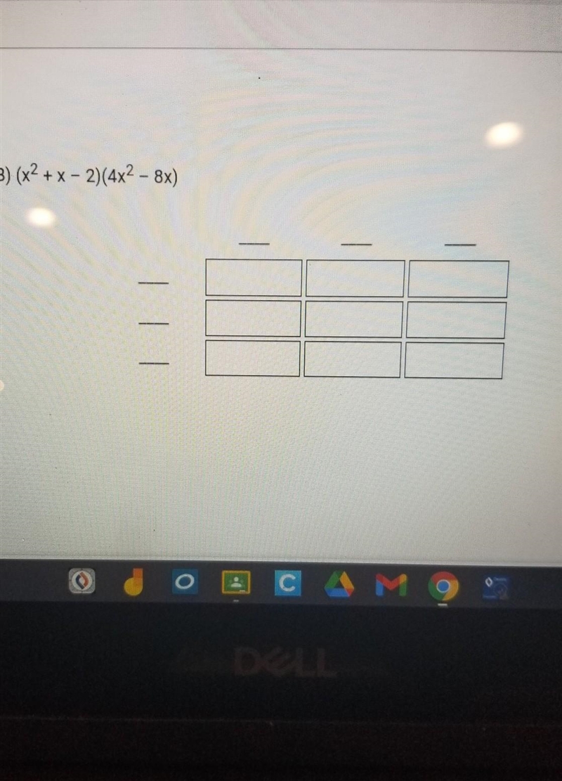 Find the values of A, B, C, and D in this equation: 3x3 + 4x2 + 8x + 1 ------------------------------ (x-example-1