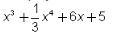 For the polynomial below, what is the coefficient of the term with the power of 3? A-example-1