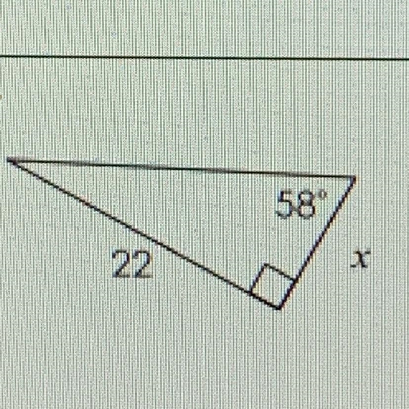 What is x to the nearest tenth?-example-1