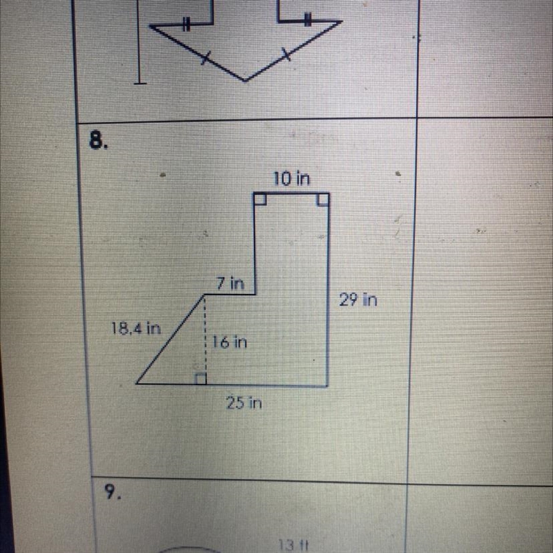 Find the area round to the nearest 10th if necessary-example-1