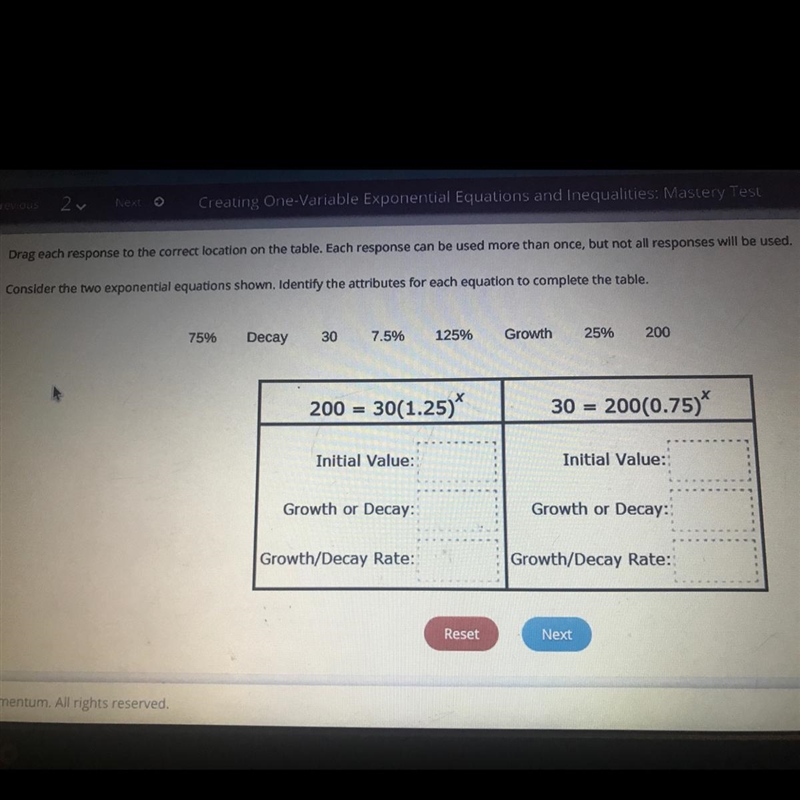 Drag each response to the correct location on the table-example-1