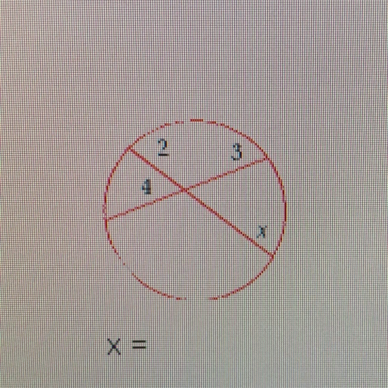 X = ????????? Geometry-example-1