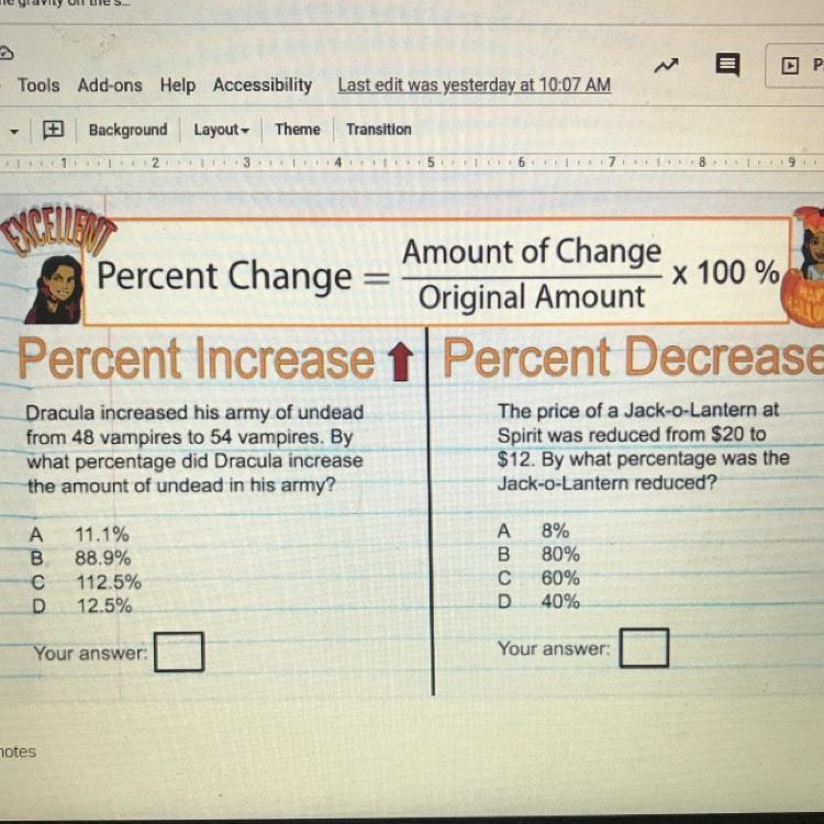 I’m not well with percentages lol. Can someone help me with solving it and answer-example-1