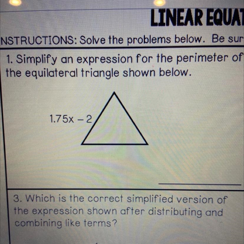 Don’t worry about number three just tell me the answer to number 1-example-1