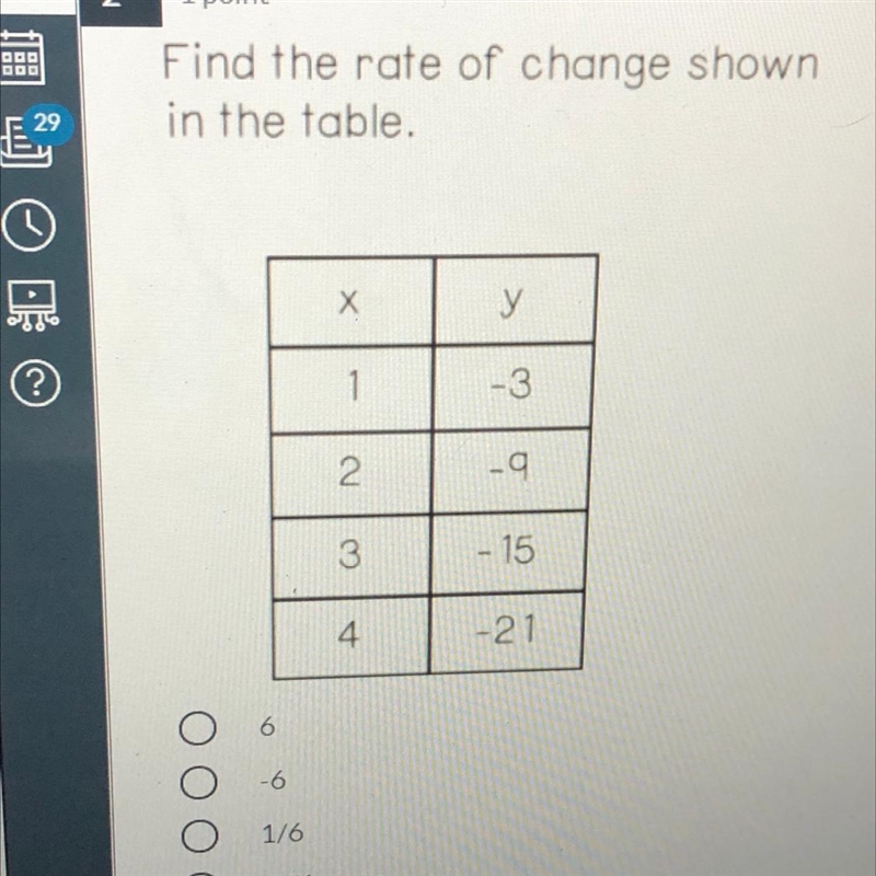 How do you find the rate of change-example-1