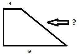 Suppose I have a right trapezoid with base lengths of 4 and 16. Is there any way I-example-1