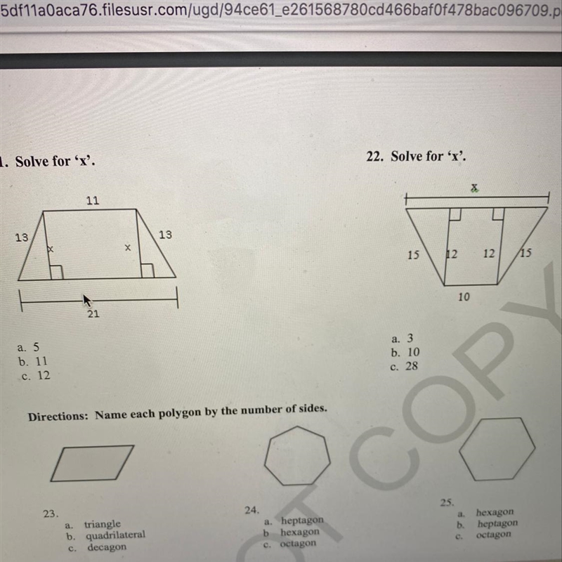 Solve for x!! ( picture )-example-1