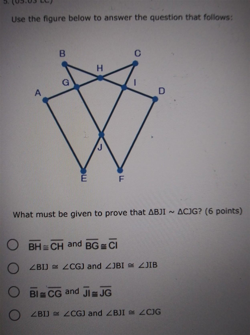 use the figure below to answer the question that follows: what must be given to prove-example-1