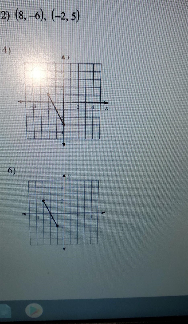 Find the distance between each pair of points. Round your answer to the nearest tenth-example-1