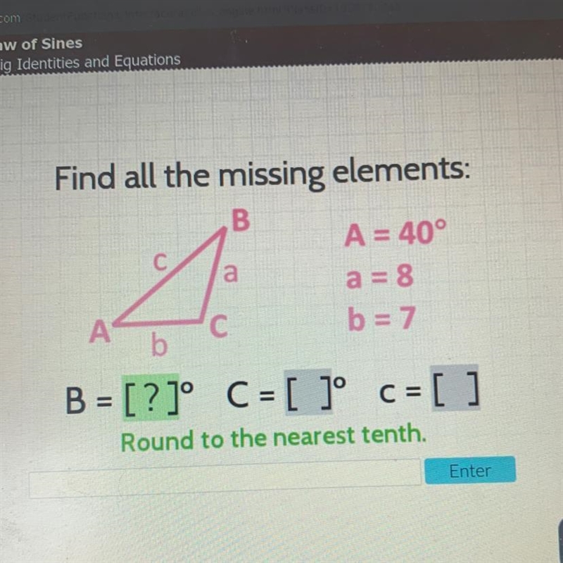 PLS HELP ASAP:Find all the missing elements:-example-1