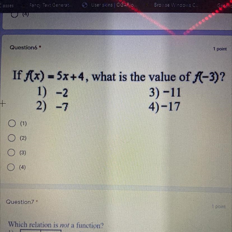 What is the value of f(-3)?-example-1