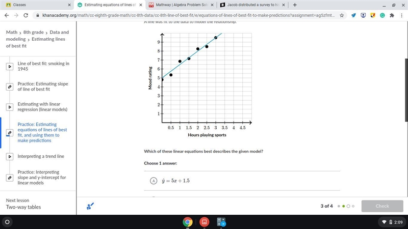 Jacob distributed a survey to his fellow students asking them how many hours they-example-1