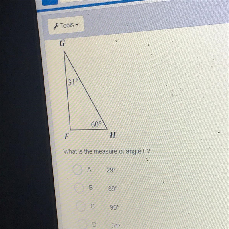 What’s the measure of angle F?-example-1