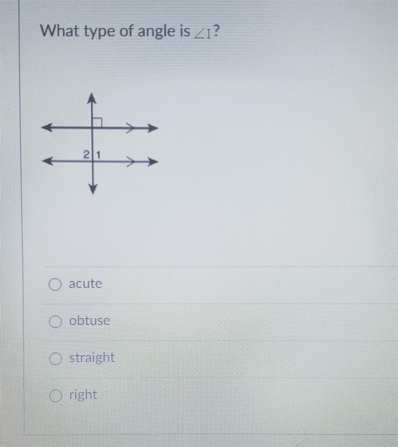 What type of angle is 1​-example-1