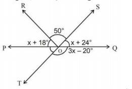 In the given figure, if POQ is a straight line then find ∠POT. please help !!!!!!-example-1