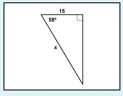 Find the missing side. Round your answer to the nearest tenth.-example-1