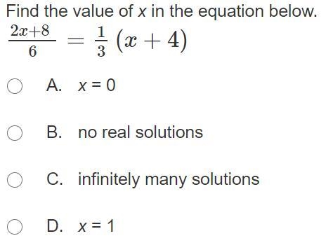 I know that the answer isn't x=0. Please help.-example-1