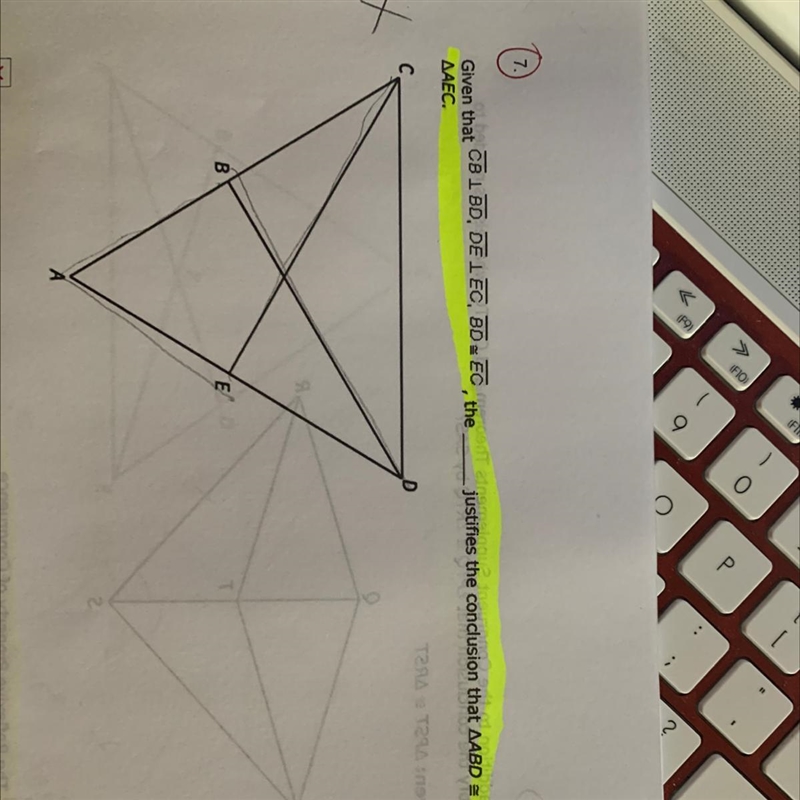 A. SSS Postulate B. ASA Postulate C. SAS Postulate D. AAS Theorem-example-1