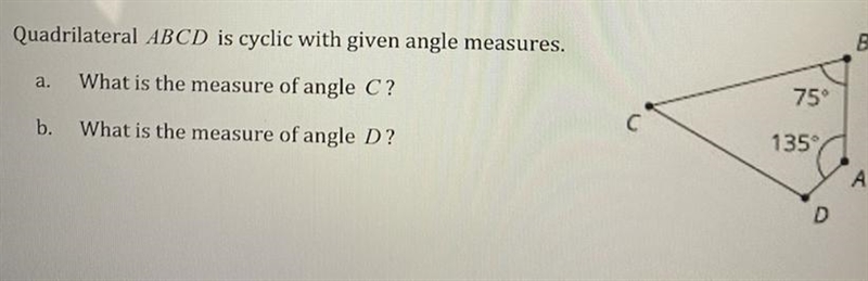 PLEASE HELP!!! Find the angle measures and explain-example-1