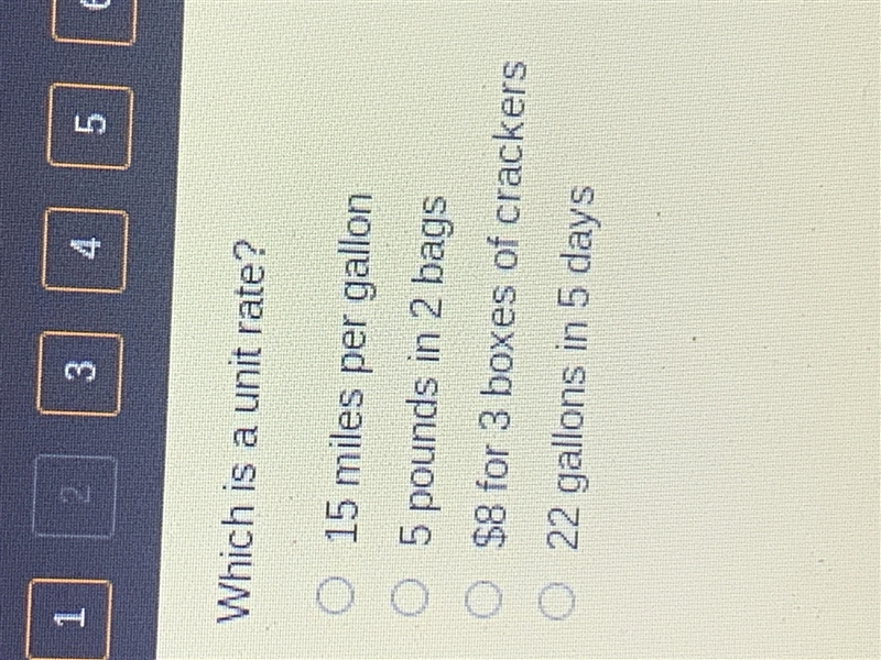 Which is a unit rate?-example-1