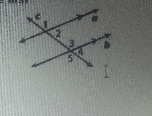 Questions: 1. name two parallel lines___________________ 2. Name the transversal lines-example-1