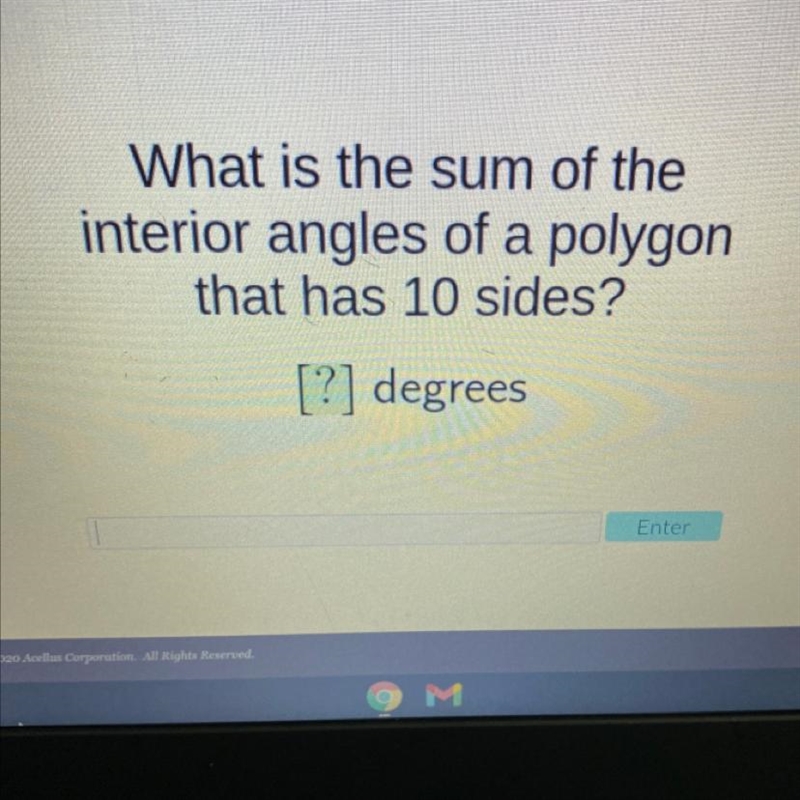 What is the sum of the interior angles of a polygon that has 10 sides?-example-1