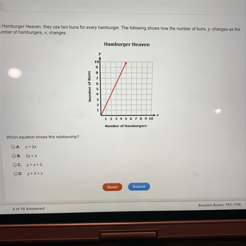 Which equation shows this relationship?-example-1