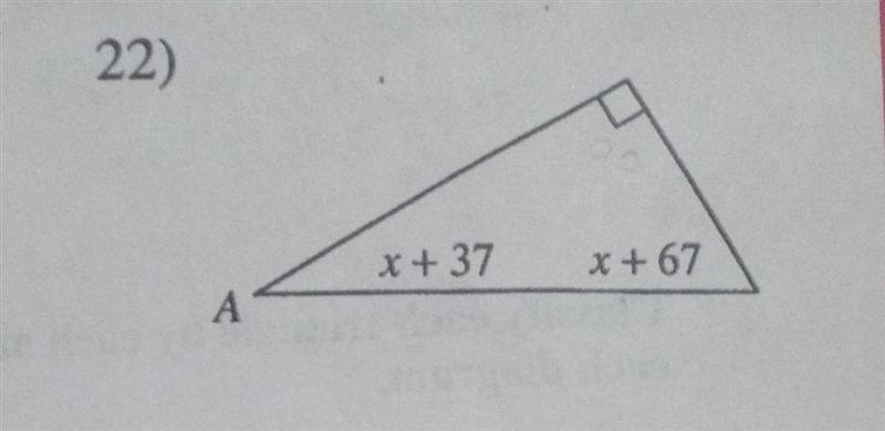 Find the measure of angle A.​-example-1