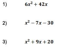 Please help Factor completely. Show your work (as much work as possible, including-example-1