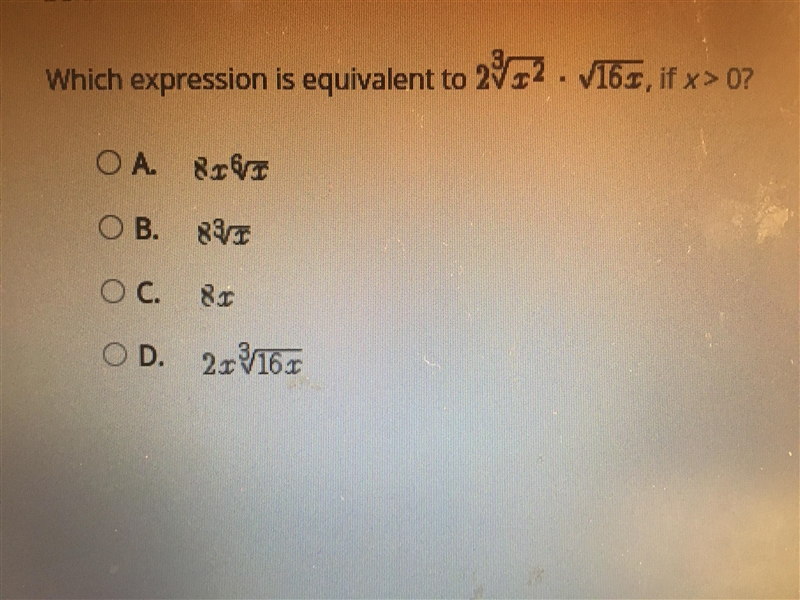 IF YOU ANSWER THIS I WILL LOVE YOU FOREVER! Which expression is equivalent to this-example-1