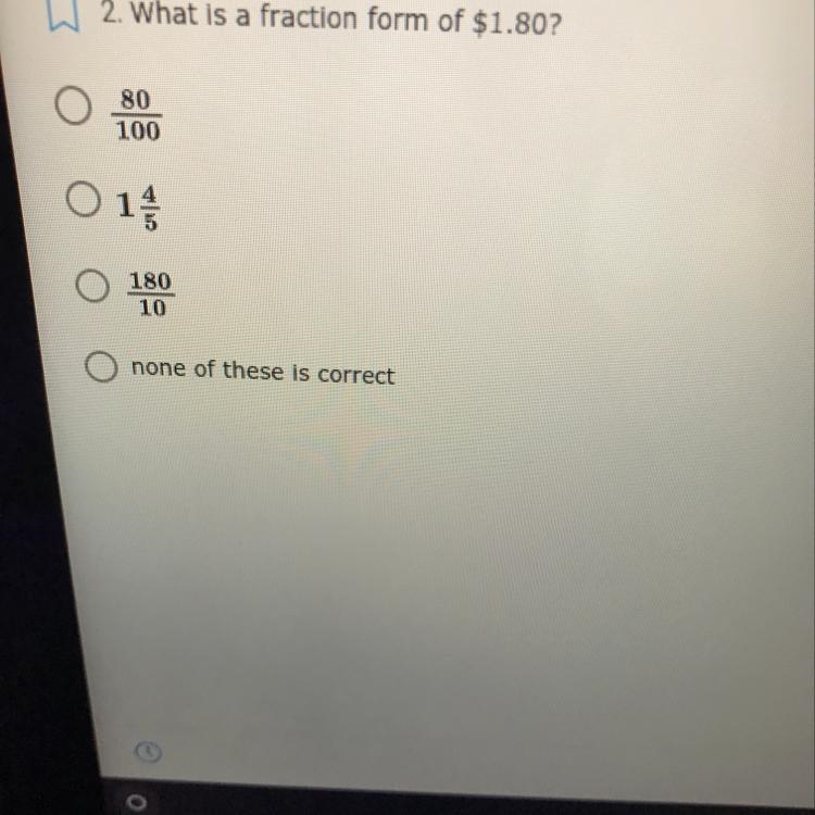 What is a fraction form of 1.80-example-1