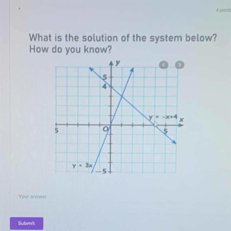 Please answer, what is the solution of the system below? how do you know?-example-1