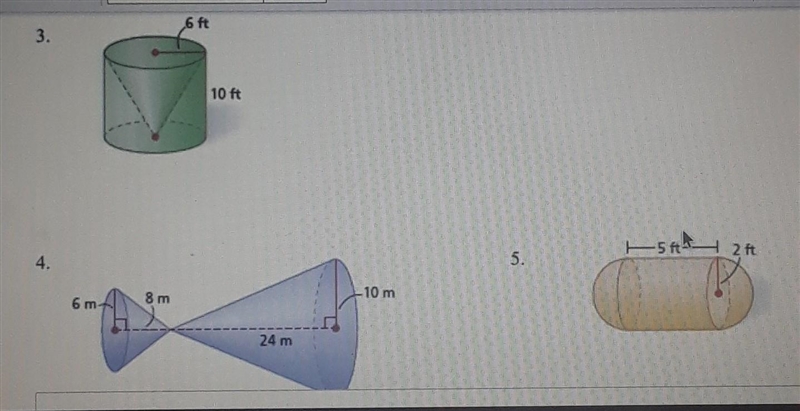 Need to find the volume of these composite figures. Thank You!​-example-1