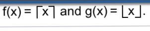 The Range of both functions will be ? A)the set of natural numbers B)the set of integers-example-1