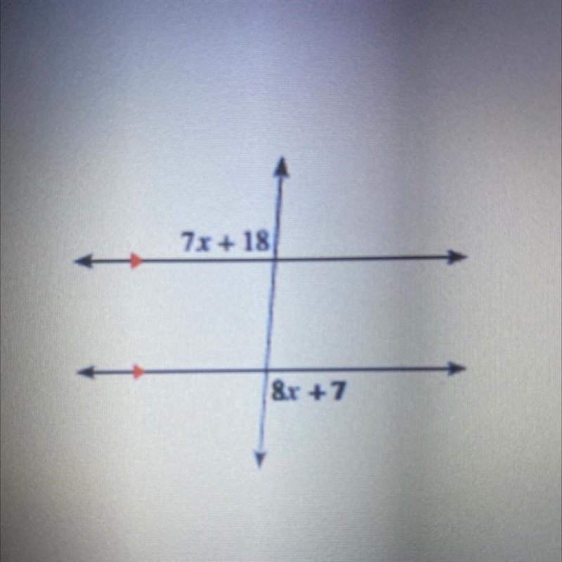 Write and solve an equation to find the value of x and the missing angle measures-example-1