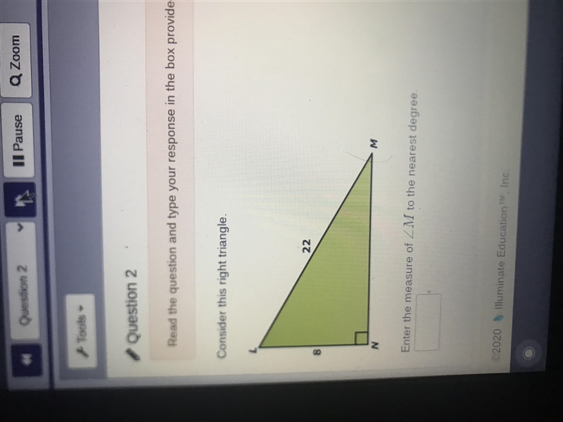 Enter the measure of-example-1