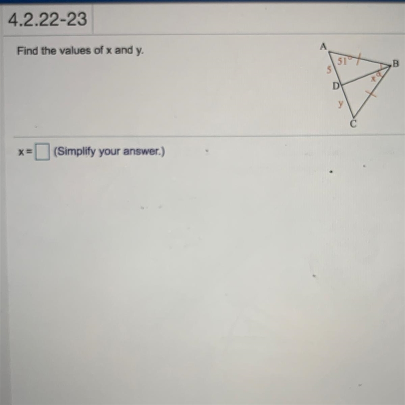 Find the values of x and y pls help-example-1